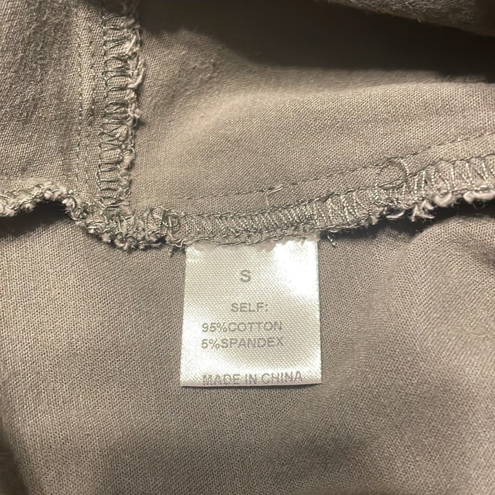Olive Green Moto Leggings - Picture 6 of 6